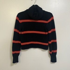 Wild Fable Chenille Striped Turtleneck Sweater Sz Small